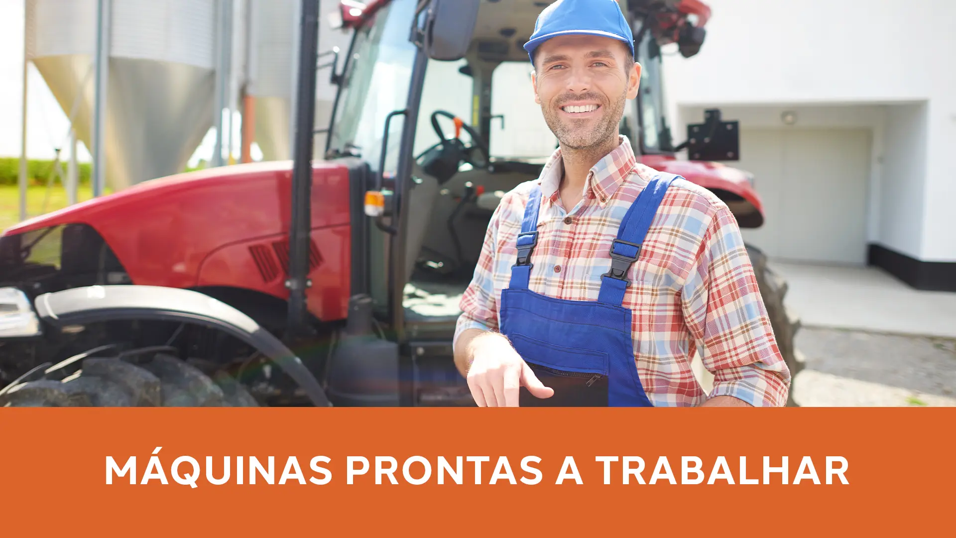 Máquinas prontas a trabalhar